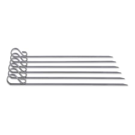 Endurance Stainless Steel Flat Skewers,, 6PK